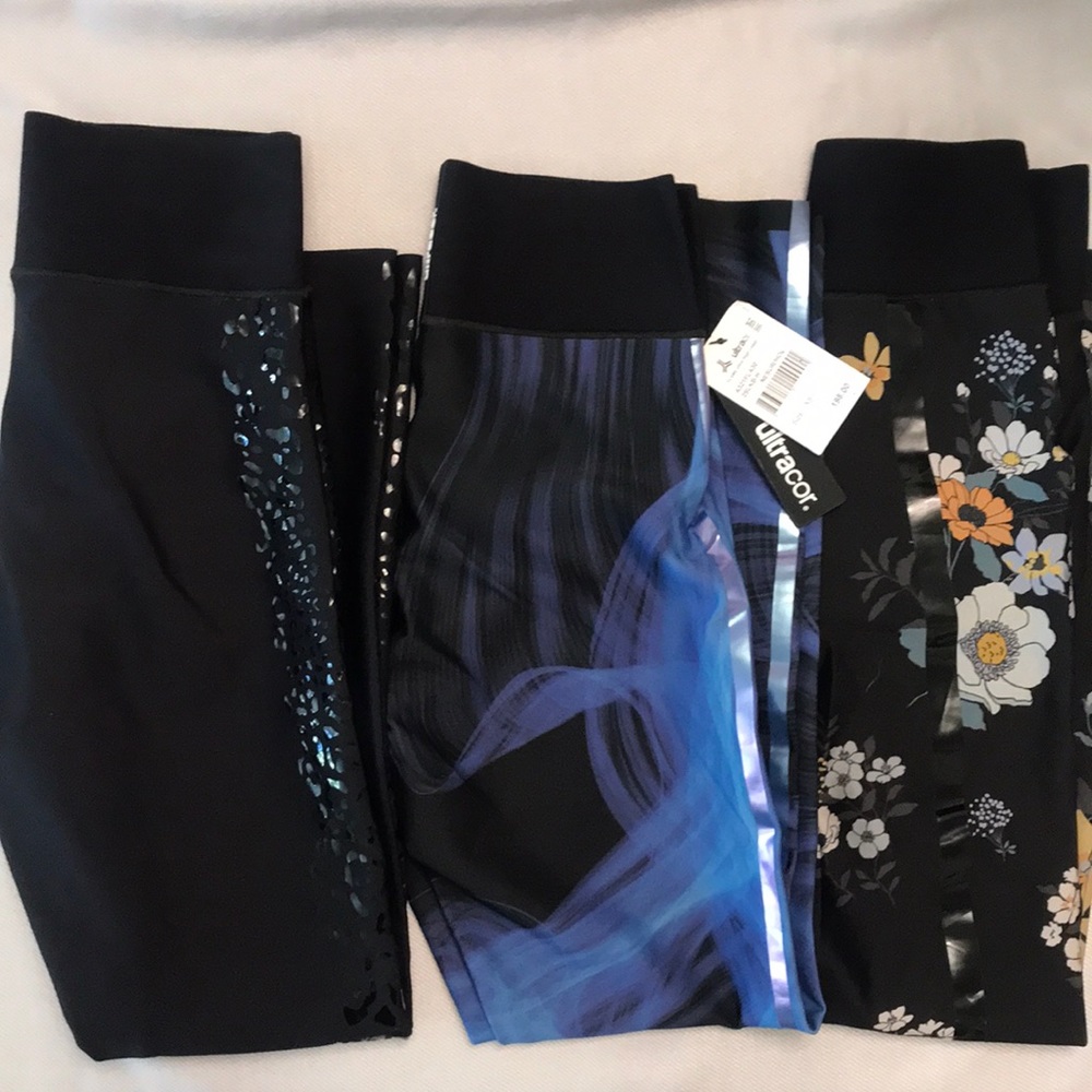 🐚Bundle Ultracor High Waist Athletic Compression Seamless Leggings XS/one NWT🐚